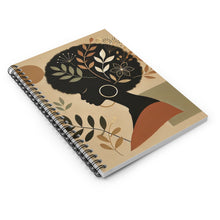 Cargar imagen en el visor de la galería, Boho Beauty Spiral Notebook - Ruled Line