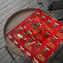 Charger l'image dans la galerie, Santa’s Baby Wrapping Paper - Red Sparkle