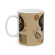 Cargar imagen en el visor de la galería, Boho Beauty Ceramic Mug, (11oz, 15oz)