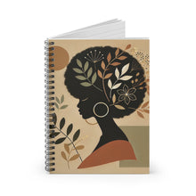 Cargar imagen en el visor de la galería, Boho Beauty Spiral Notebook - Ruled Line