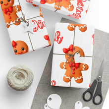 画像をギャラリービューアに読み込む, Gingerbread Girl Christmas Wrapping Paper