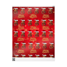 Charger l'image dans la galerie, Santa’s Baby Wrapping Paper - Red Sparkle