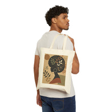 Cargar imagen en el visor de la galería, Boho Beauty Cotton Canvas Tote Bag