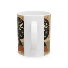 Cargar imagen en el visor de la galería, Boho Beauty Ceramic Mug, (11oz, 15oz)