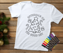 Cargar imagen en el visor de la galería, Christmas Coloring Tee