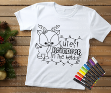 Cargar imagen en el visor de la galería, Christmas Coloring Tee