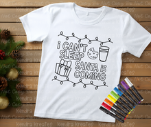 Cargar imagen en el visor de la galería, Christmas Coloring Tee