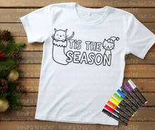 Cargar imagen en el visor de la galería, Christmas Coloring Tee
