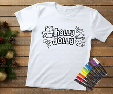 Cargar imagen en el visor de la galería, Christmas Coloring Tee