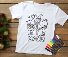 Cargar imagen en el visor de la galería, Christmas Coloring Tee