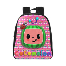 Load image into Gallery viewer, Melon Pink School Backpack (Small)
