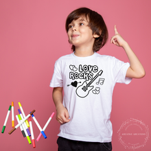 Загрузить изображение в средство просмотра галереи, Valentine’s Day Coloring Tee