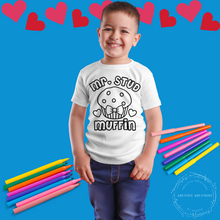Загрузить изображение в средство просмотра галереи, Valentine’s Day Coloring Tee