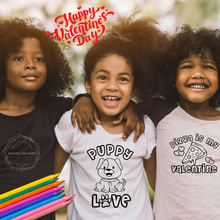 Загрузить изображение в средство просмотра галереи, Valentine’s Day Coloring Tee