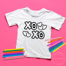 Загрузить изображение в средство просмотра галереи, Valentine’s Day Coloring Tee