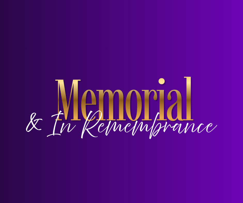 Memorial & In Remembrance
