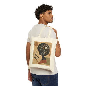 Boho Beauty Cotton Canvas Tote Bag