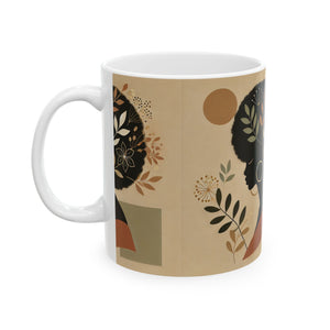 Boho Beauty Ceramic Mug, (11oz, 15oz)