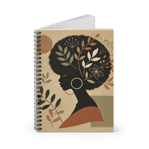 Boho Beauty Spiral Notebook - Ruled Line