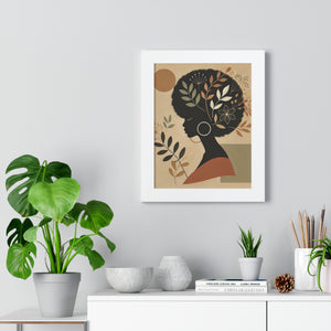 Boho Beauty Framed Vertical Poster