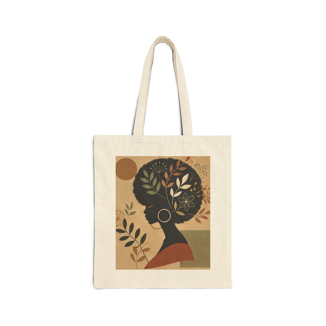 Boho Beauty Cotton Canvas Tote Bag