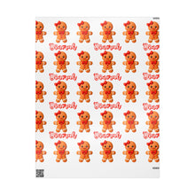 Load image into Gallery viewer, Gingerbread Girl Christmas Wrapping Paper
