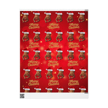 Charger l&#39;image dans la galerie, Santa’s Baby Wrapping Paper - Red Sparkle
