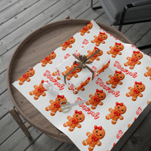 Load image into Gallery viewer, Gingerbread Girl Christmas Wrapping Paper
