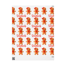 Load image into Gallery viewer, Gingerbread Girl Christmas Wrapping Paper
