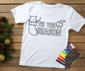 Christmas Coloring Tee