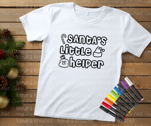 Christmas Coloring Tee