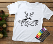 Load image into Gallery viewer, Christmas Coloring Tee
