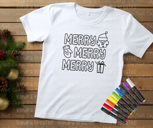 Load image into Gallery viewer, Christmas Coloring Tee
