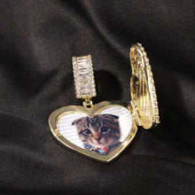 Load image into Gallery viewer, Custom Photo Heart Shape Pendant Necklace
