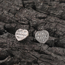 Load image into Gallery viewer, Heart Shaped Screw Back Stud Earrings
