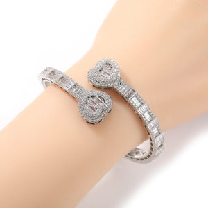 Adjustable Cuff Bling Bangle