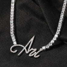 Load image into Gallery viewer, Cursive Letter Custom Name Necklace
