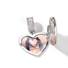 Load image into Gallery viewer, Custom Photo Heart Shape Pendant Necklace
