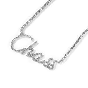 Cursive Letter Custom Name Necklace