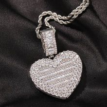 Load image into Gallery viewer, Custom Photo Heart Shape Pendant Necklace
