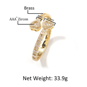 Adjustable Cuff Bling Bangle