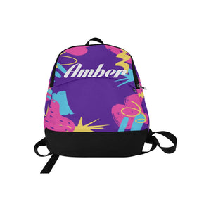 Amber Abstract Fabric Backpack for Adult