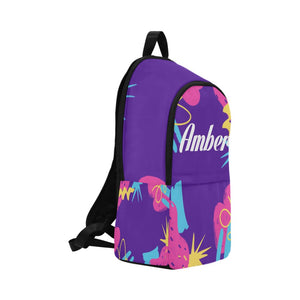 Amber Abstract Fabric Backpack for Adult