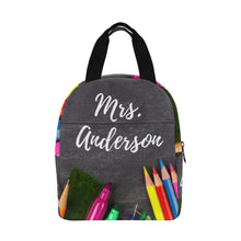 Load image into Gallery viewer, Mrs. Anderson Zipper Lunch Bag
