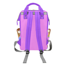 Load image into Gallery viewer, Princess Multi-Function Diaper Backpack/Diaper Bag
