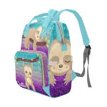 Load image into Gallery viewer, Callie Sloth Multi-Function Diaper Backpack/Diaper Bag
