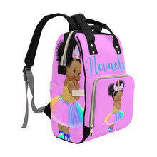 Load image into Gallery viewer, Nevaeh Multi-Function Diaper Backpack/Diaper Bag
