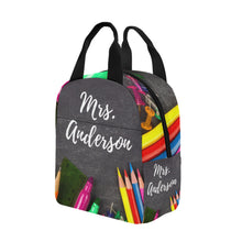 Load image into Gallery viewer, Mrs. Anderson Zipper Lunch Bag
