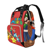 Load image into Gallery viewer, Gaming Multi-Function Diaper Backpack/Diaper Bag
