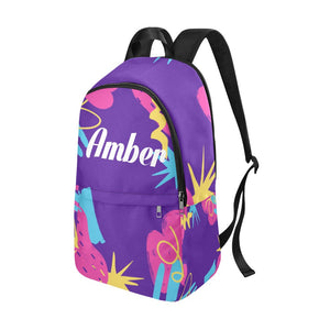 Amber Abstract Fabric Backpack for Adult